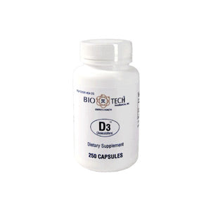 Vitamin D3 - Bio Tech (250 capsules)