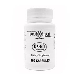 Vitamin D3-50 - Bio Tech (100 capsules)